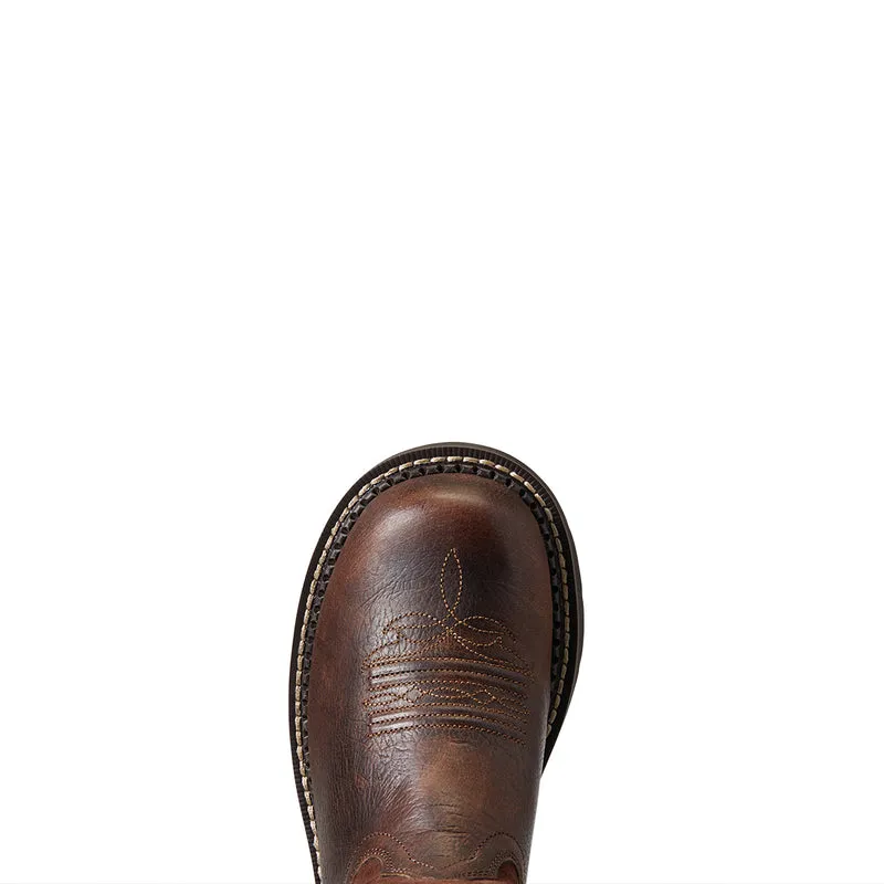 'Ariat' Women's 8" Fatbaby Heritage Tess Western Round Toe - Forest Brown / Jamocha