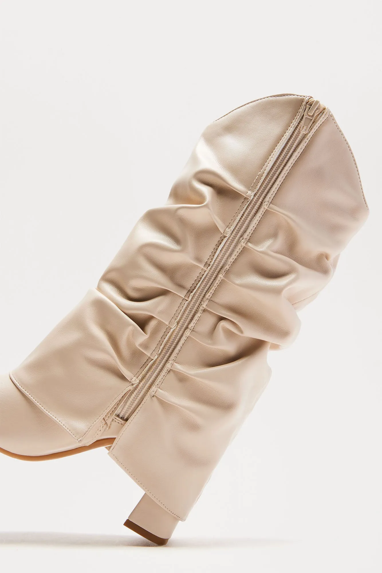 Asheville Overlay Boots - Ivory