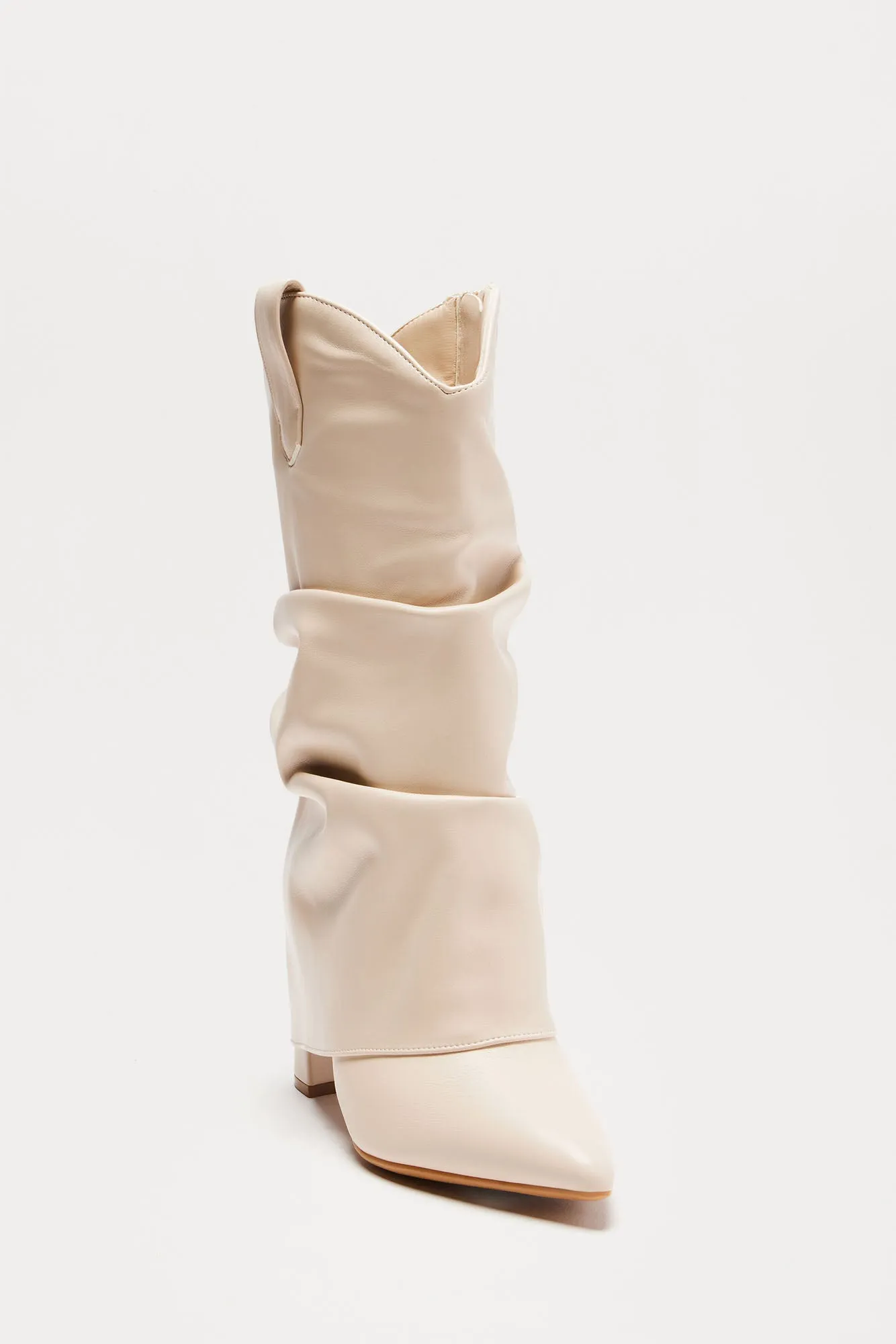 Asheville Overlay Boots - Ivory