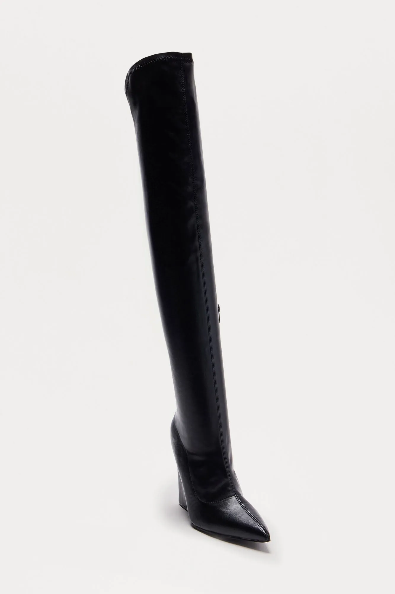 Audrey Thigh High Boots - Black