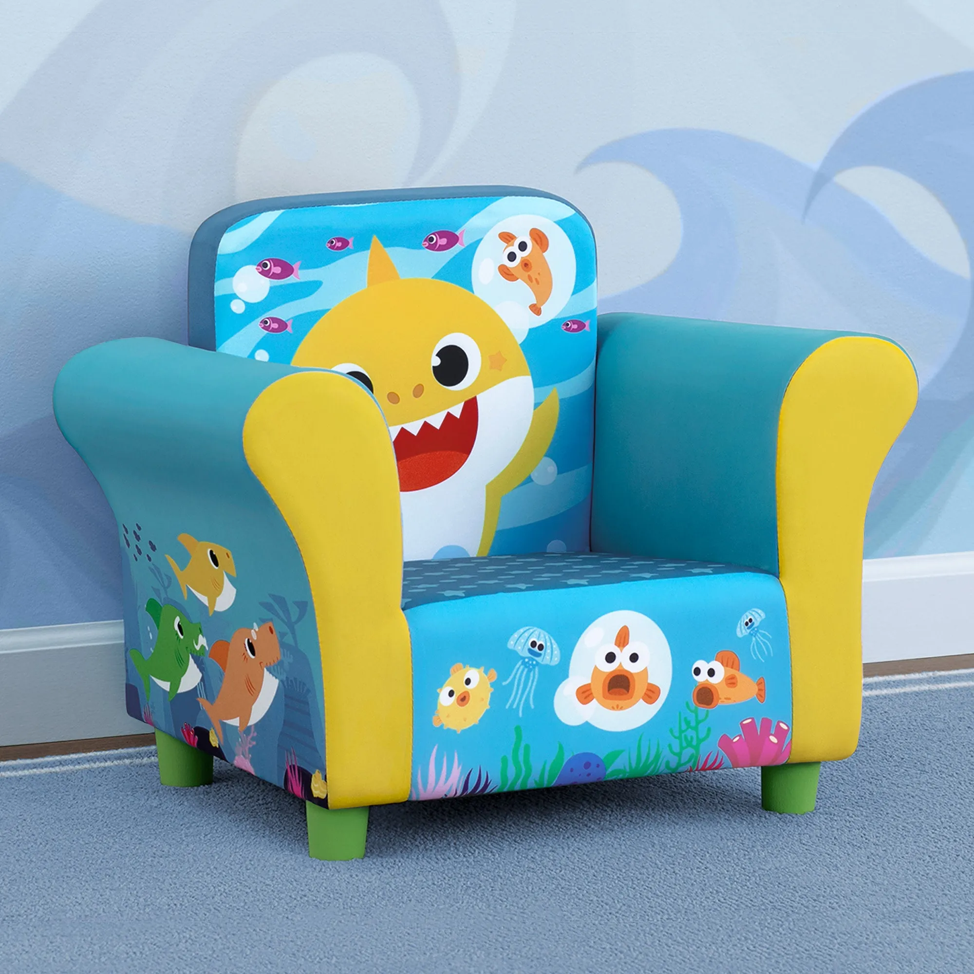 Baby Shark Upholstered Chair