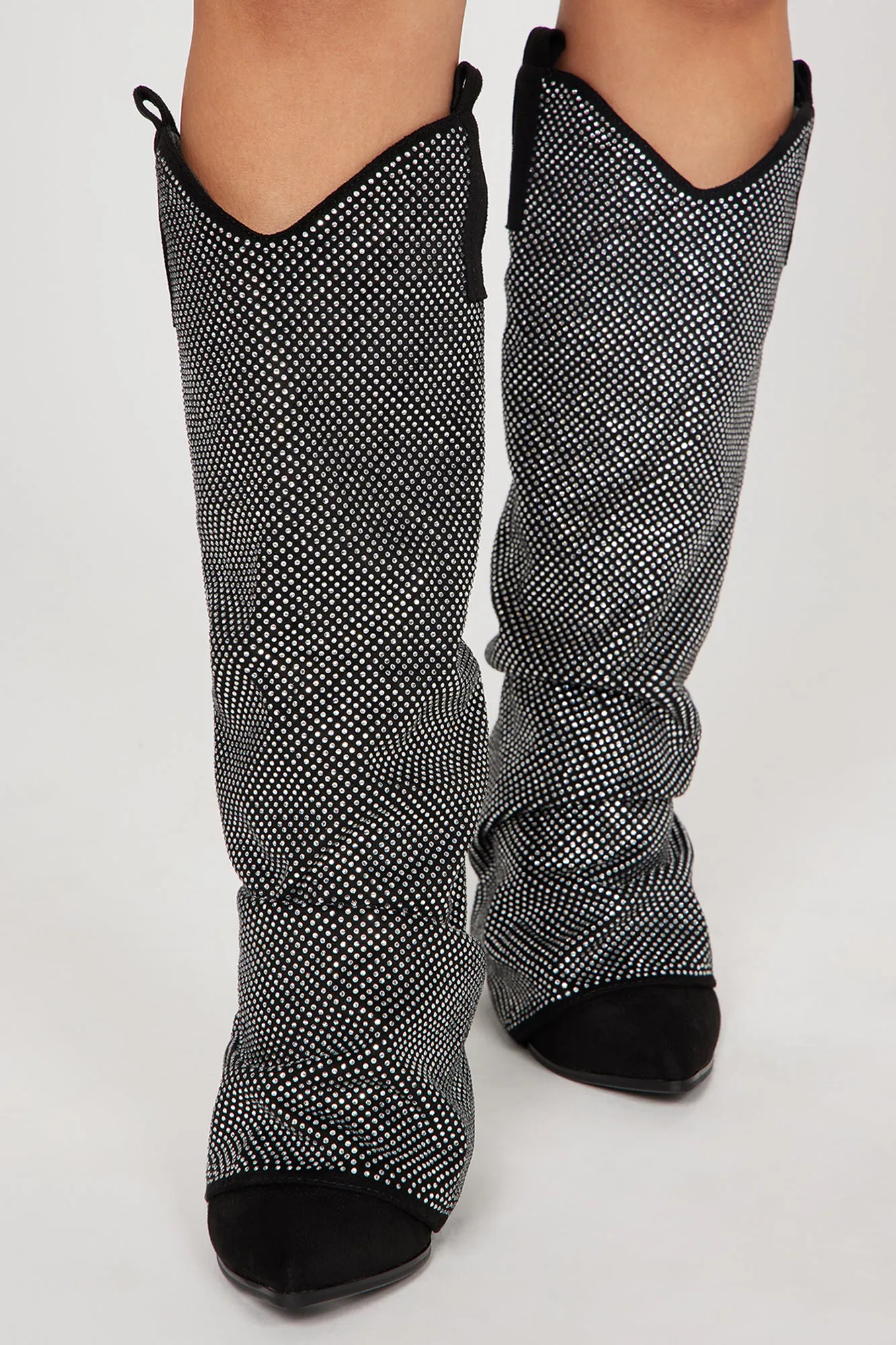 Barbie Cowgirl Knee High Boots - Black