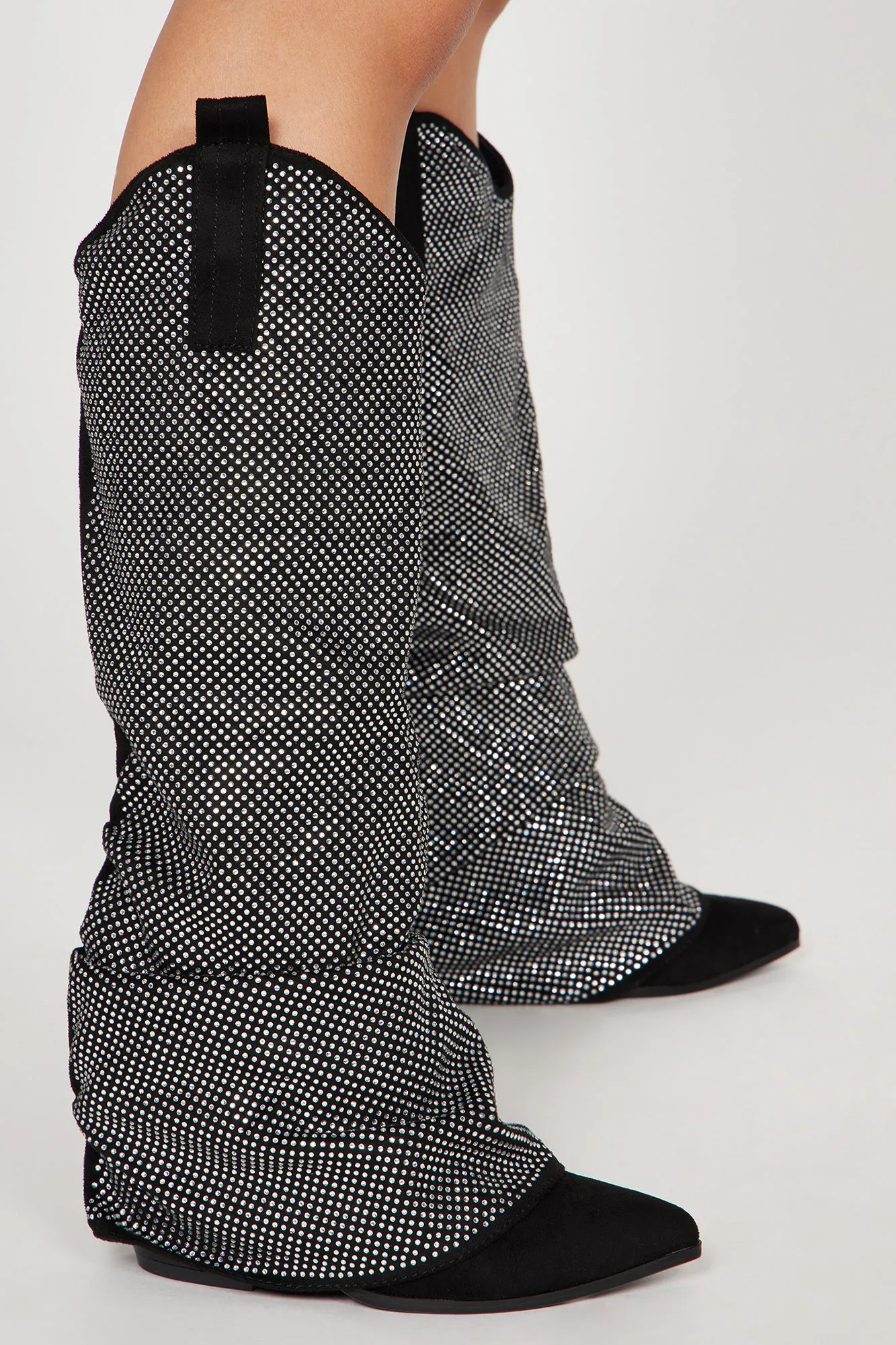 Barbie Cowgirl Knee High Boots - Black