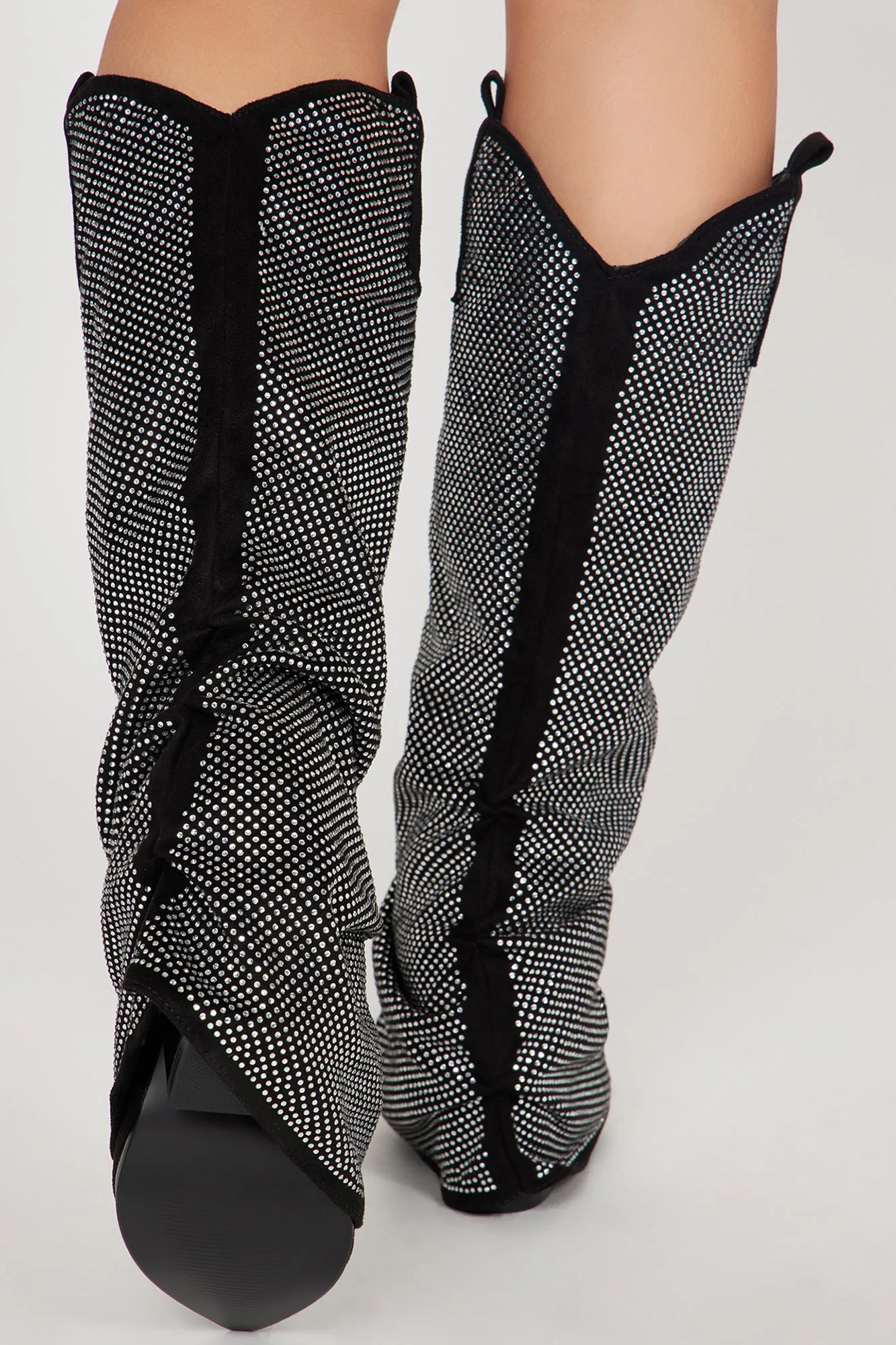 Barbie Cowgirl Knee High Boots - Black