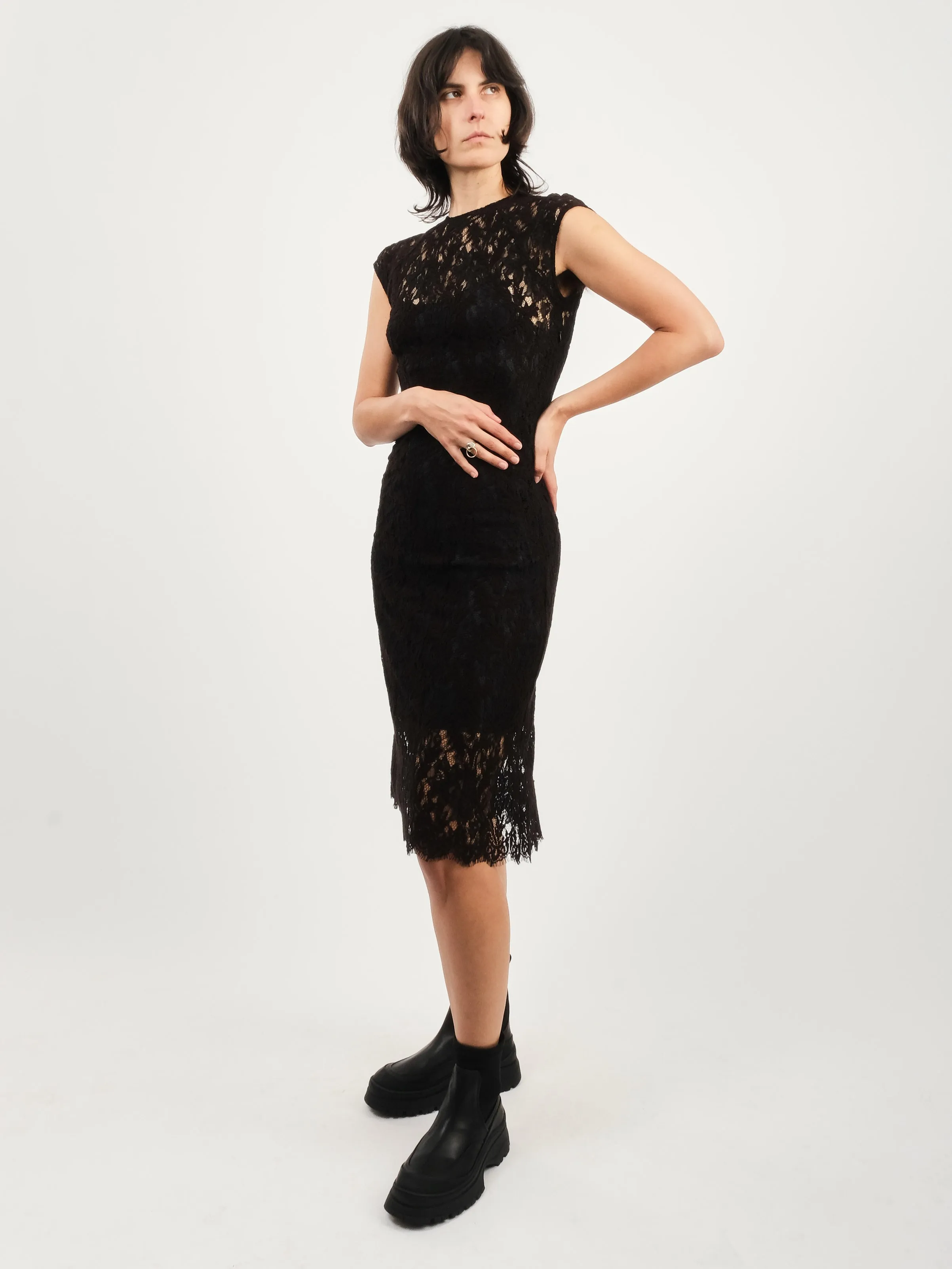 Black Lace Erika Dress