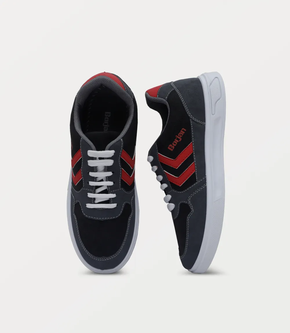 BM6782-Grey/Black-Men Sneakers