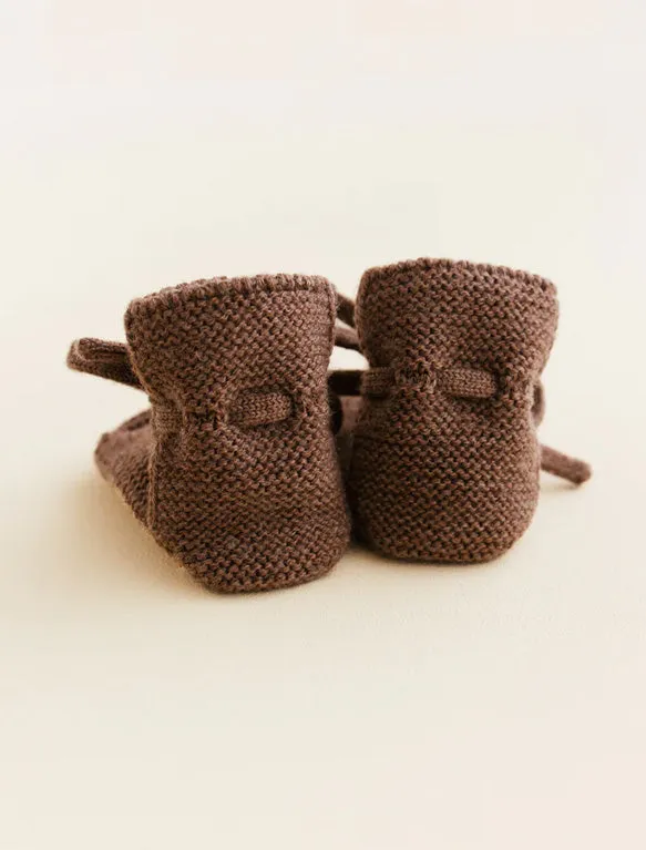 Booties in Mocha