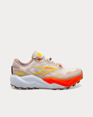 Caldera 7 White Sand / Chateau Gray / Yellow Running Shoes