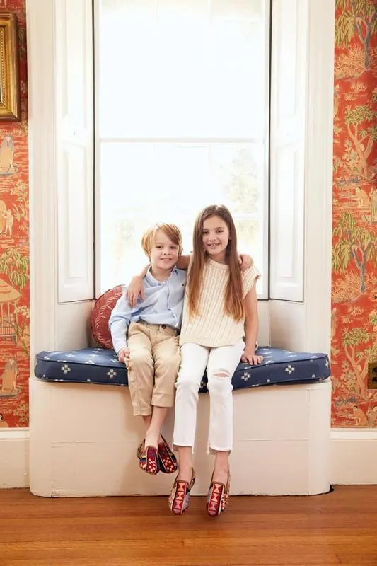 Children's Sumak Kilim Loafers - Size 27