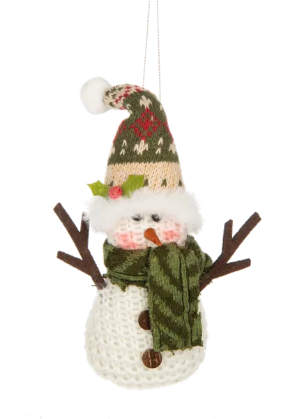 Comfy & Cozy Christmas Snowman Ornaments