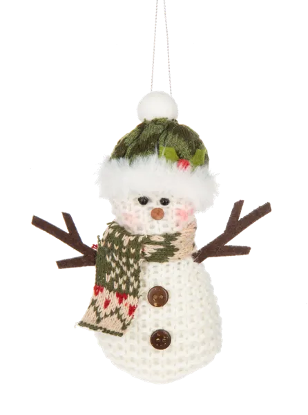 Comfy & Cozy Christmas Snowman Ornaments