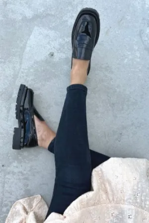 Copenhagen Shoes - Champagne And Monday - Black Patent