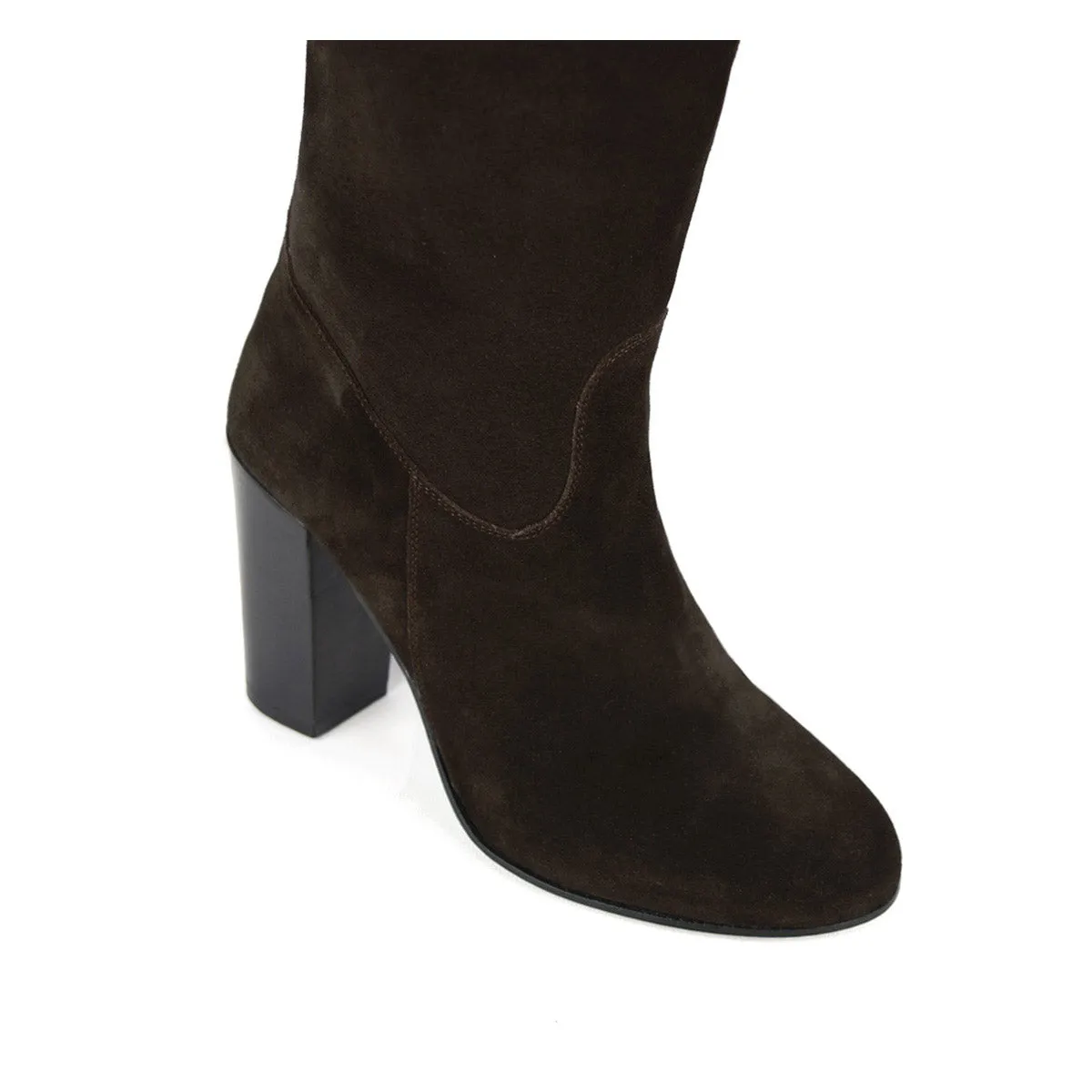 Cosmea suede, dark brown