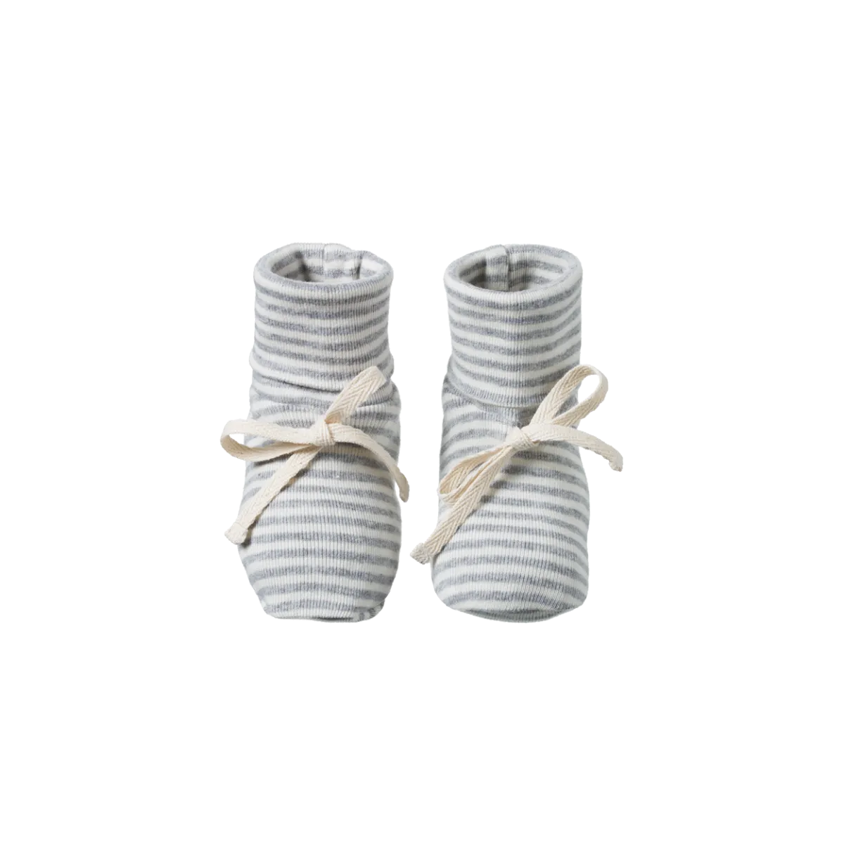 Cotton Booties | Grey Marl
