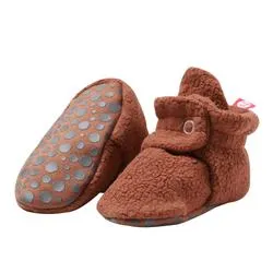Cozy Fleece Booties w/Grippers Zutano
