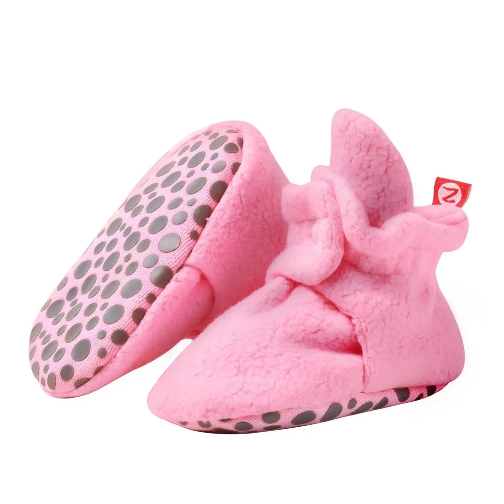 Cozy Fleece Booties w/Grippers Zutano