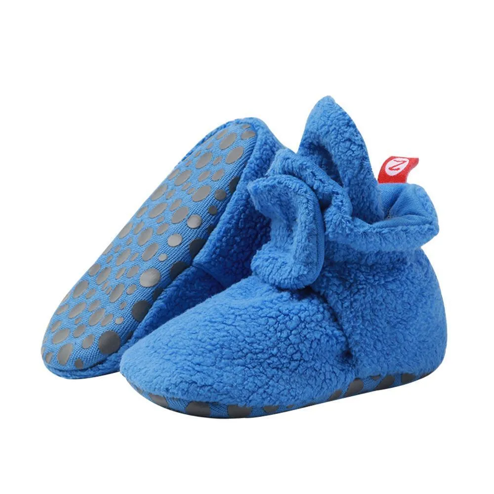 Cozy Fleece Booties w/Grippers Zutano