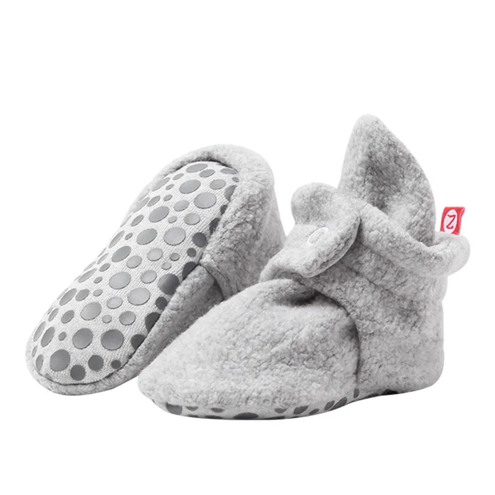 Cozy Fleece Booties w/Grippers Zutano
