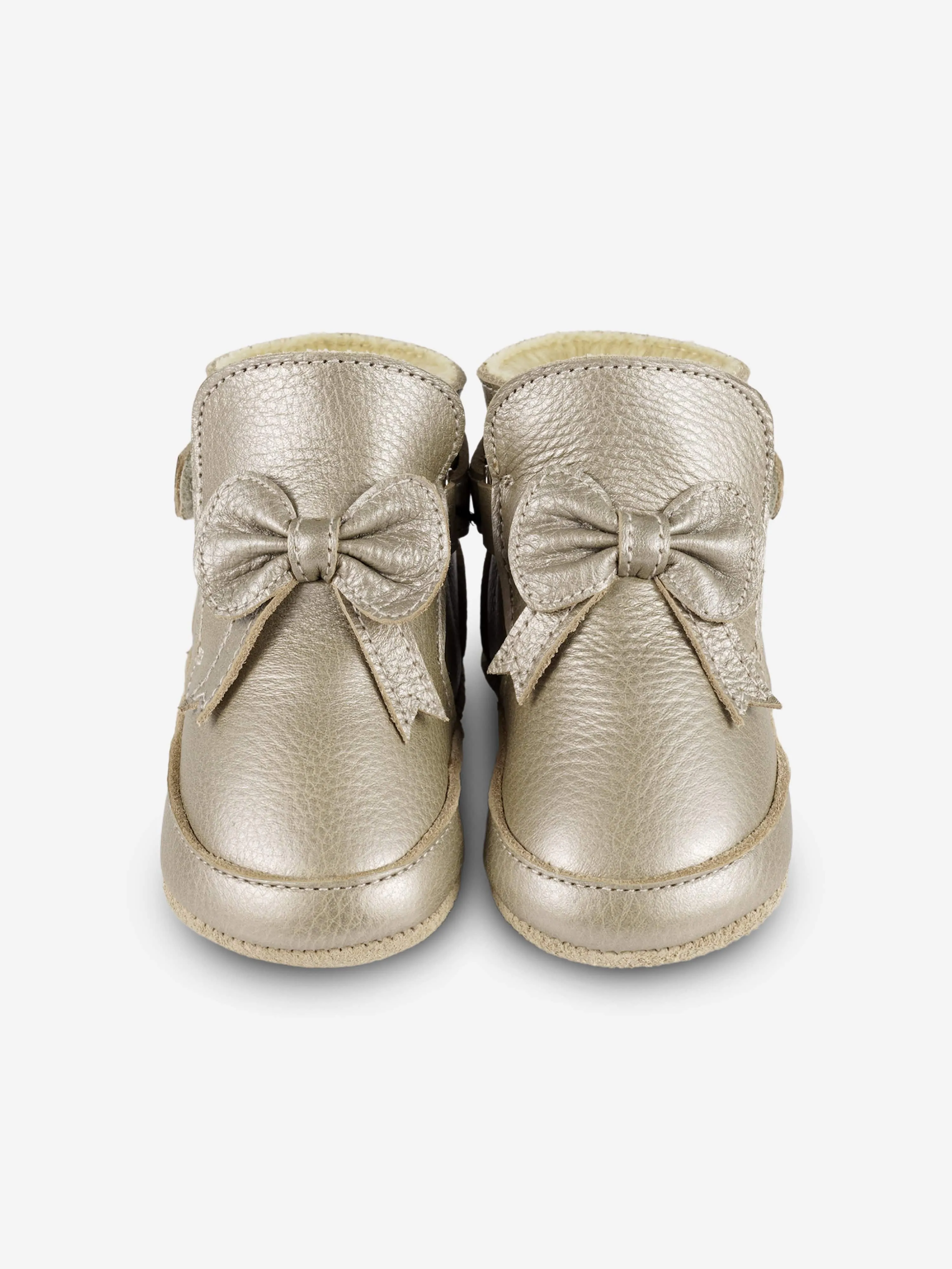 Donsje Baby Girls Cubow Booties in Gold