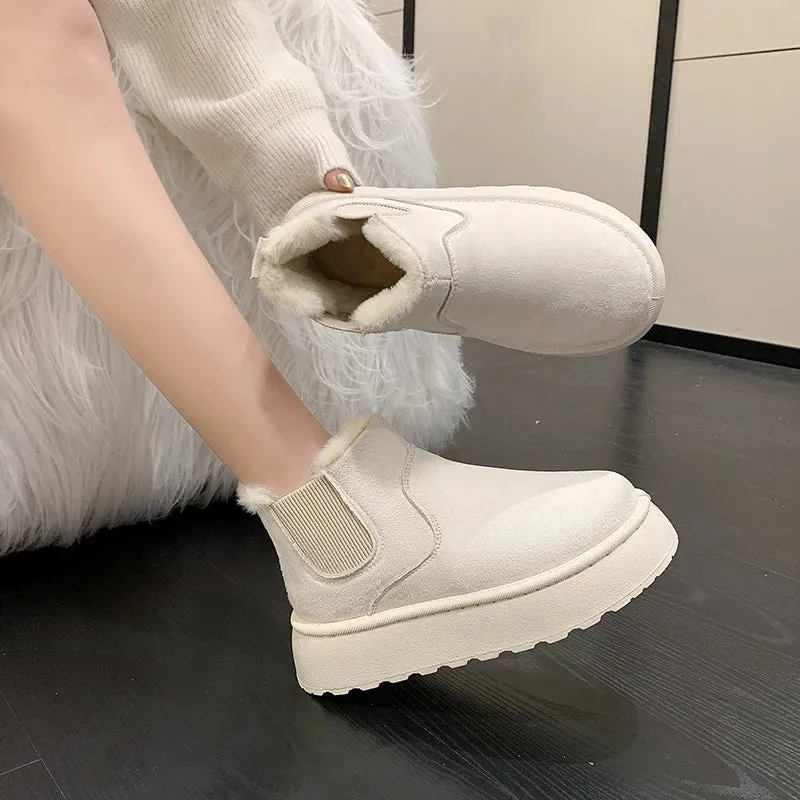 Elvera Plush Snow Boots