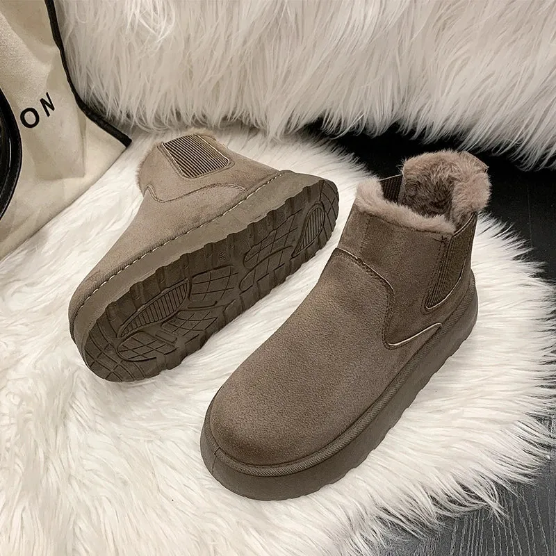 Elvera Plush Snow Boots