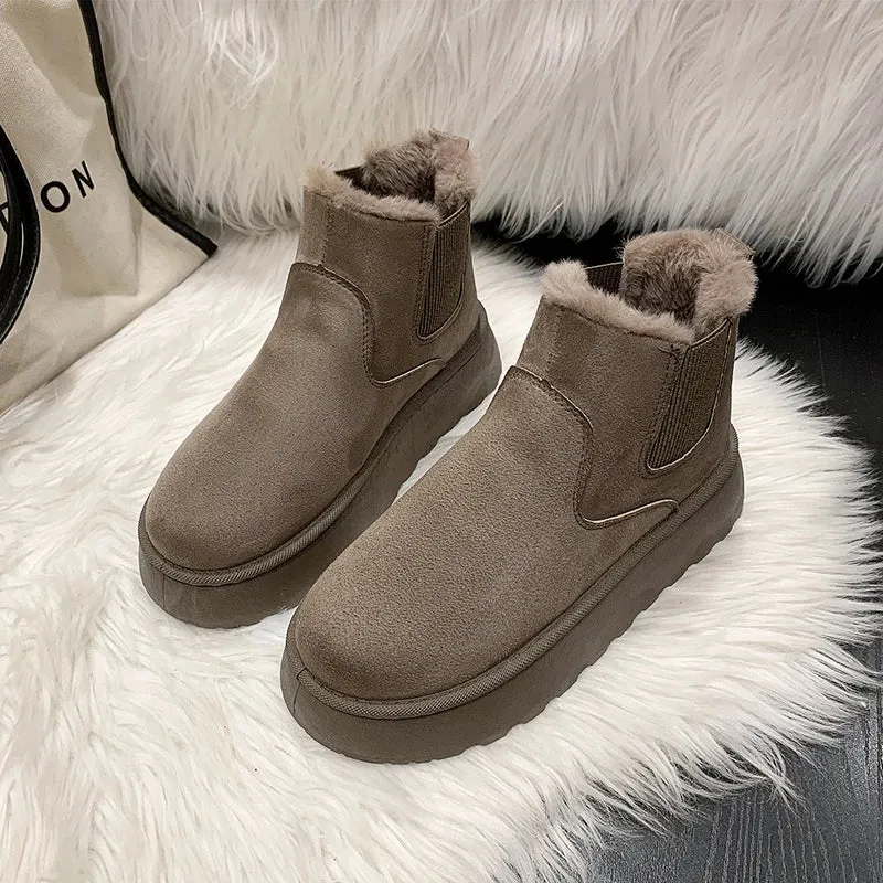 Elvera Plush Snow Boots