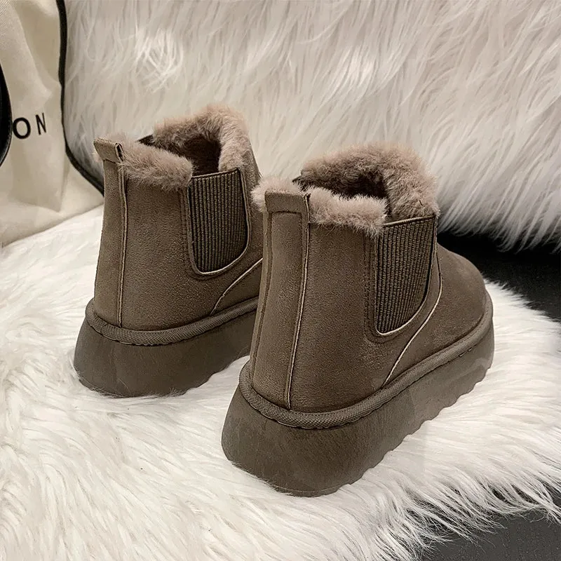 Elvera Plush Snow Boots