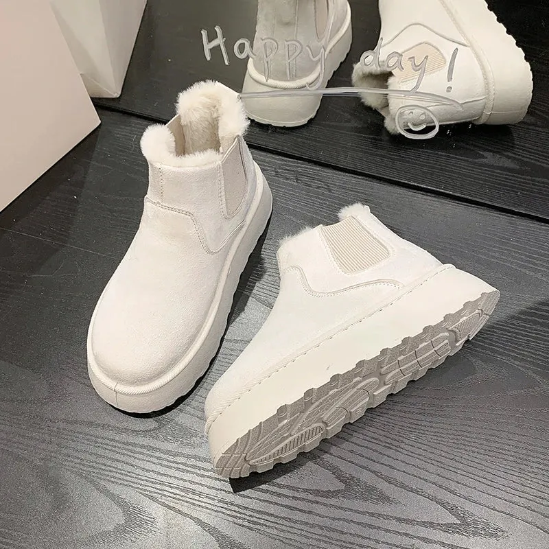 Elvera Plush Snow Boots