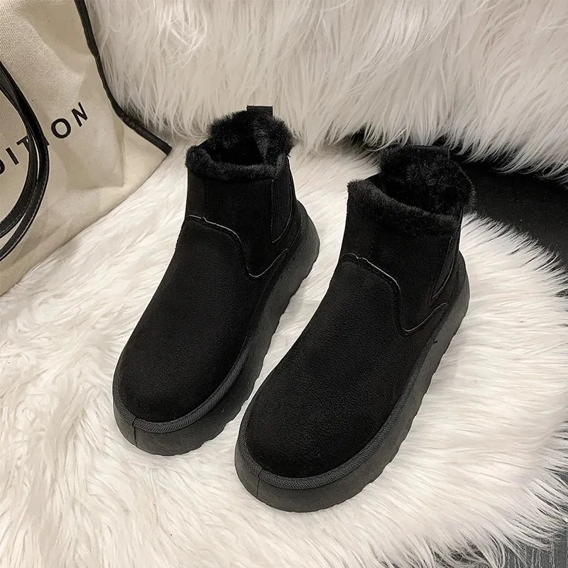 Elvera Plush Snow Boots