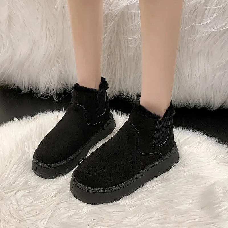 Elvera Plush Snow Boots