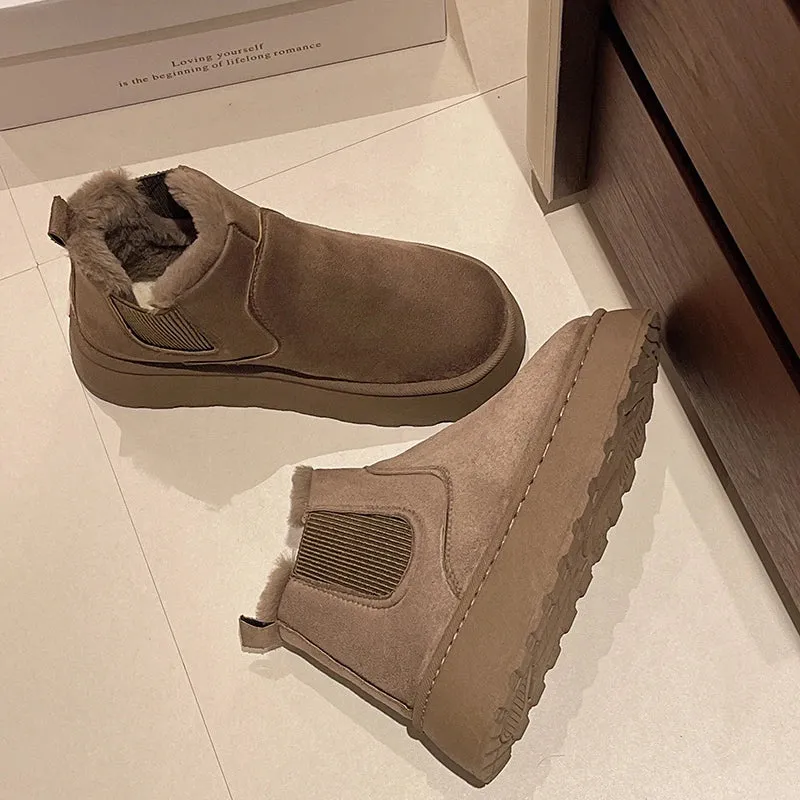 Elvera Plush Snow Boots