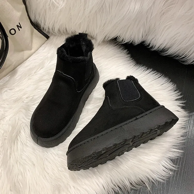 Elvera Plush Snow Boots