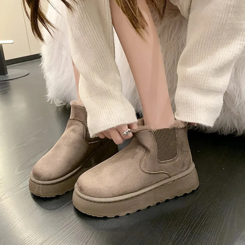 Elvera Plush Snow Boots