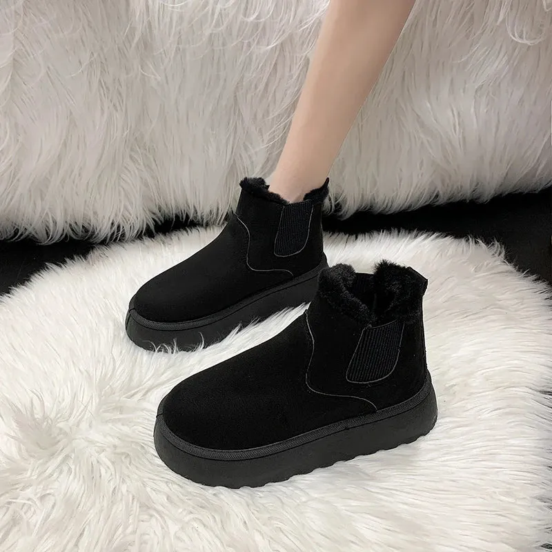 Elvera Plush Snow Boots