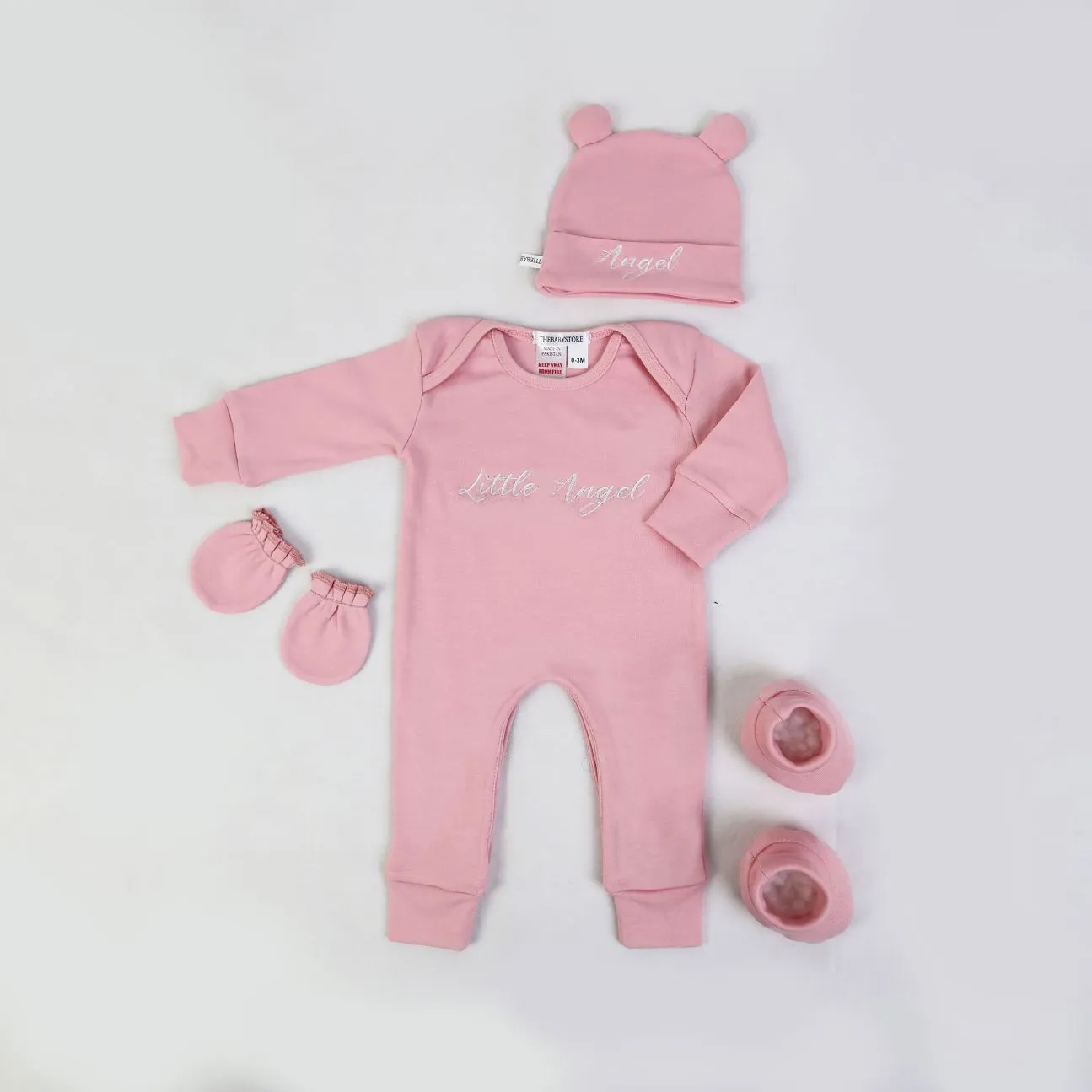 Embroidered Little Angel Baby Bundles