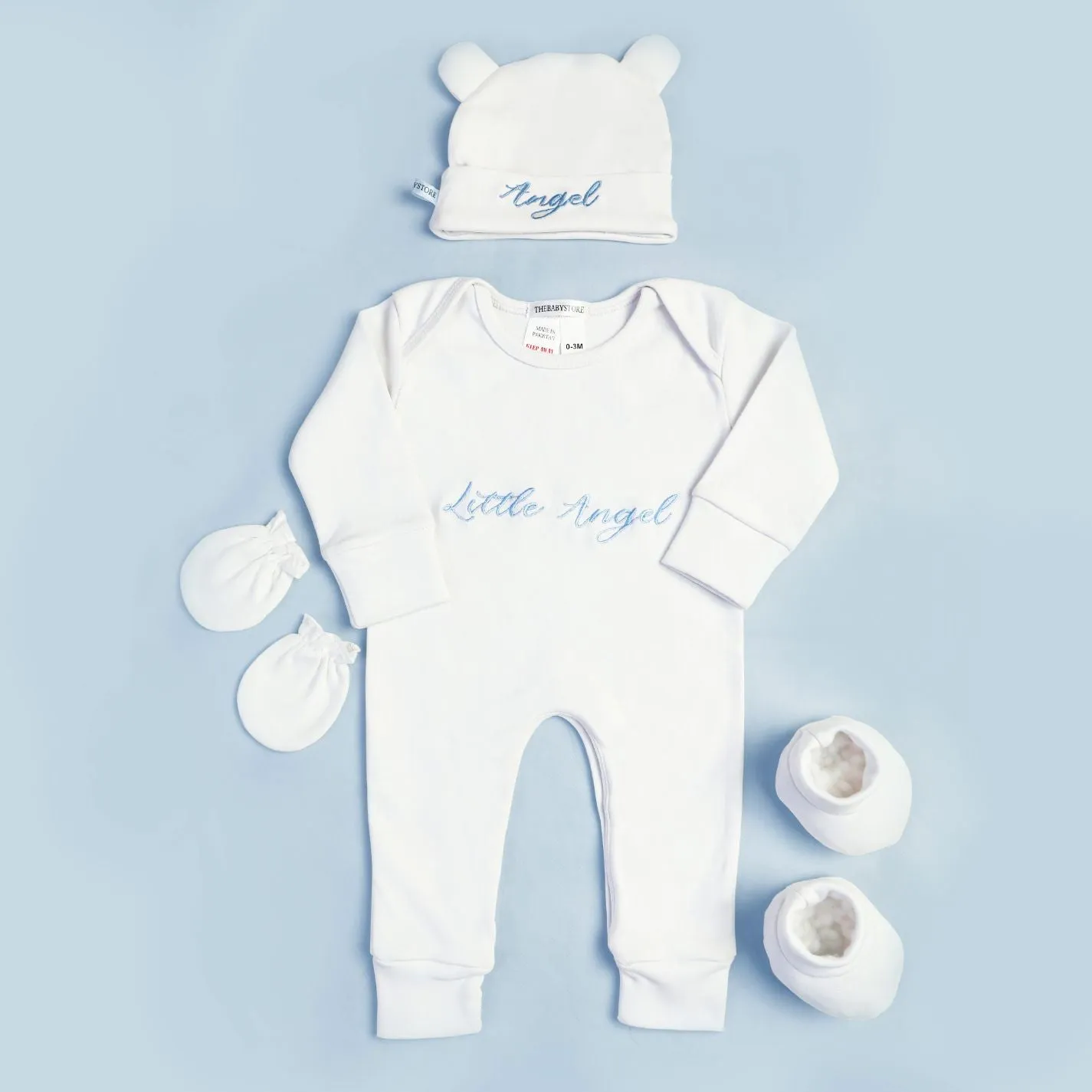 Embroidered Little Angel Baby Bundles