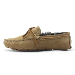 Fadano - Luxe Knot Loafers - Khaki / Brown