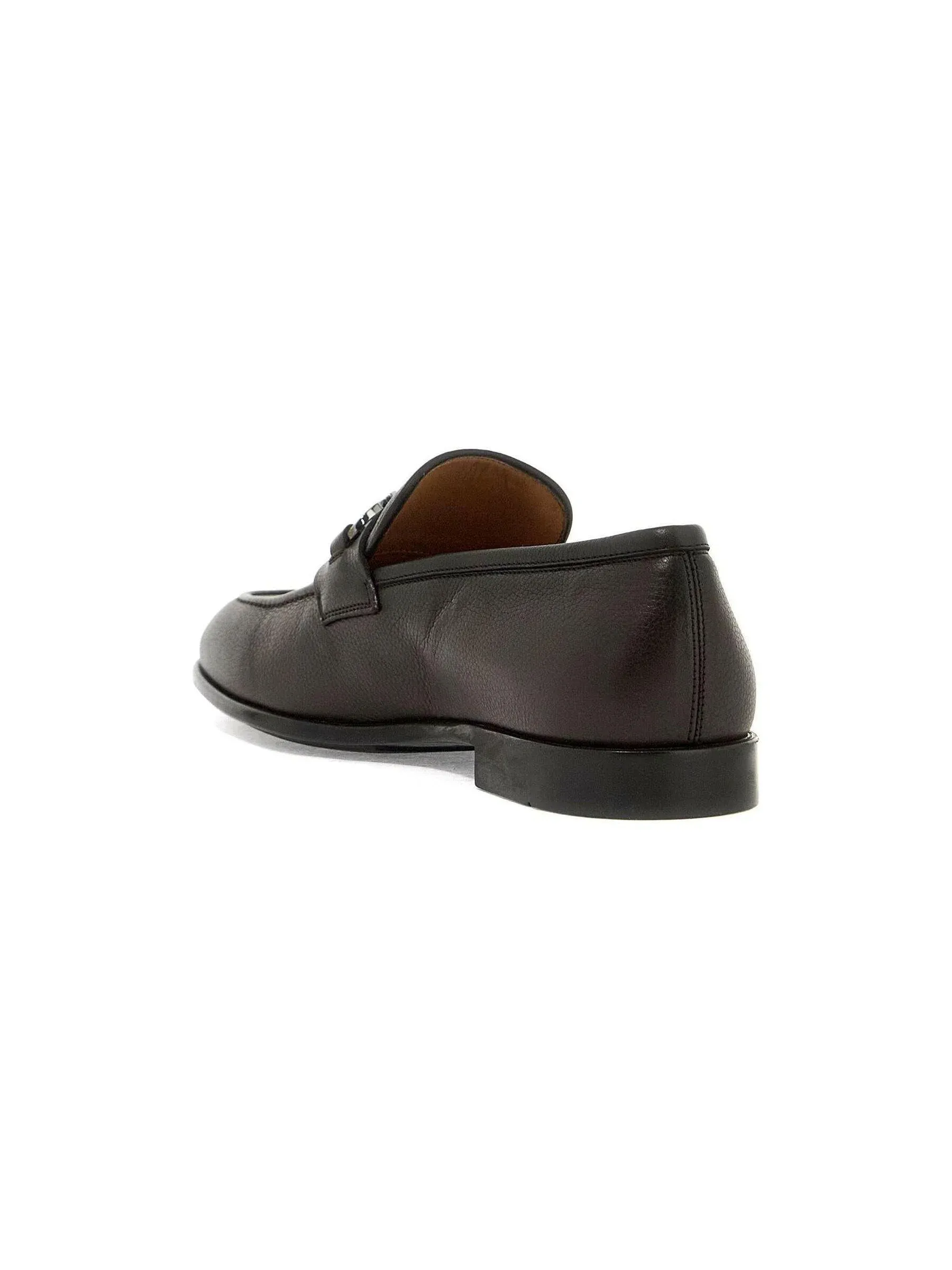 Foster Gancini Leather Loafers