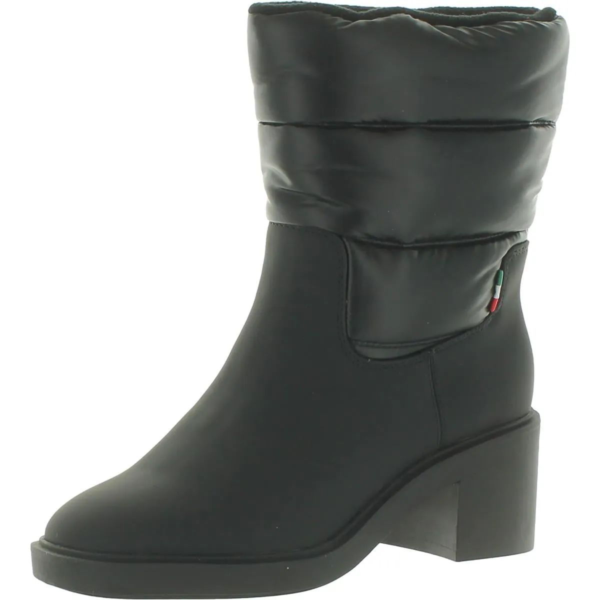 Franco Sarto Womens Snow Mixed Media Pull On Winter & Snow Boots