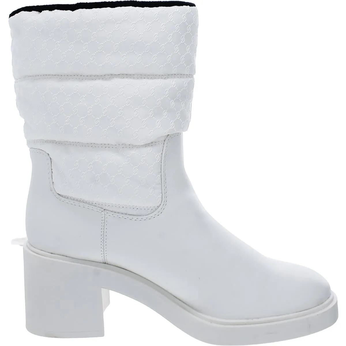 Franco Sarto Womens Snow Mixed Media Pull On Winter & Snow Boots