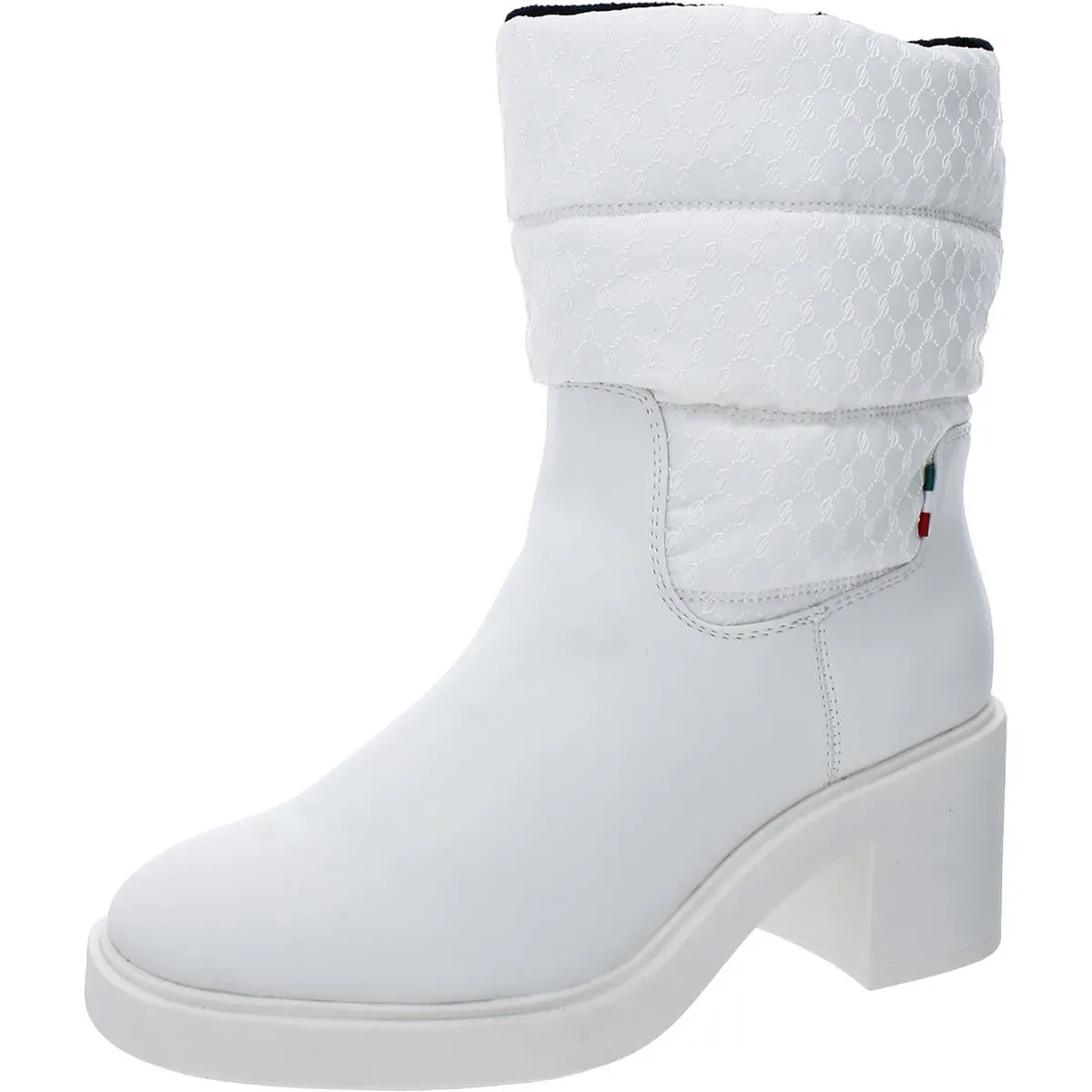 Franco Sarto Womens Snow Mixed Media Pull On Winter & Snow Boots