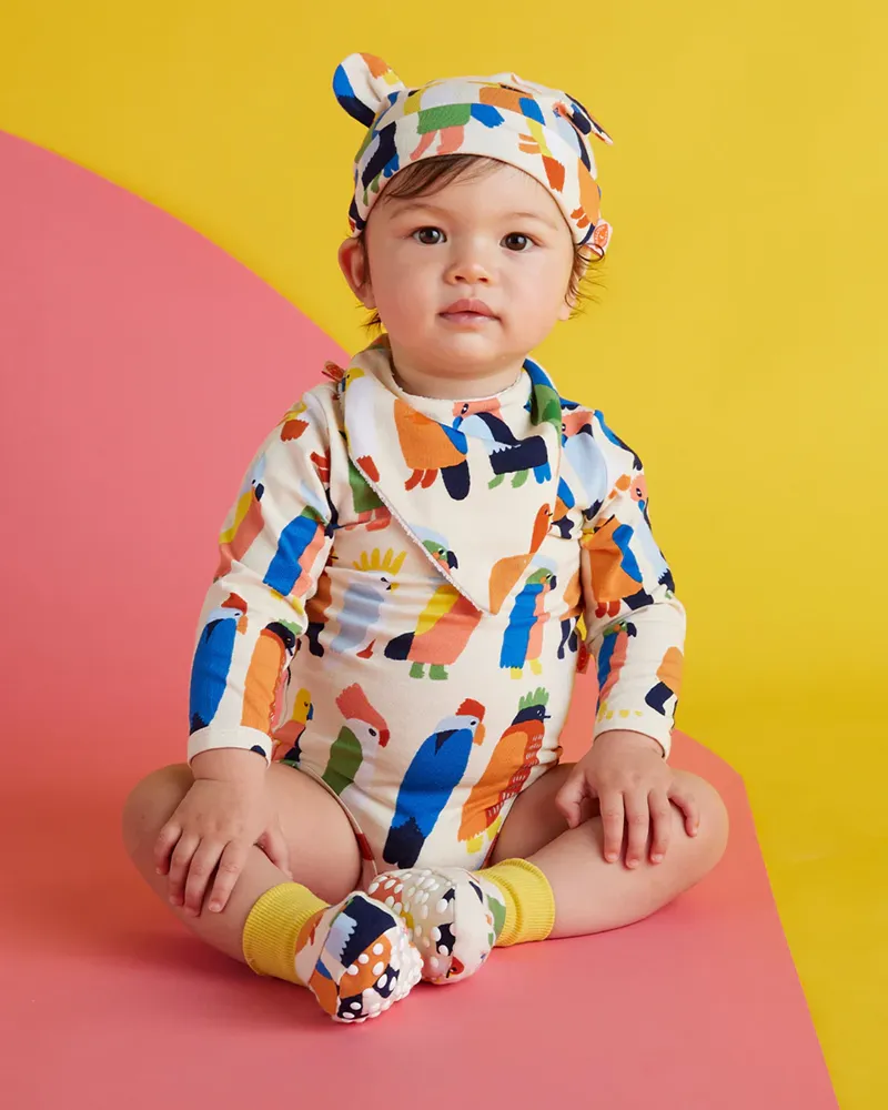 Halcyon Nights: Baby Booties Flamin' Galahs