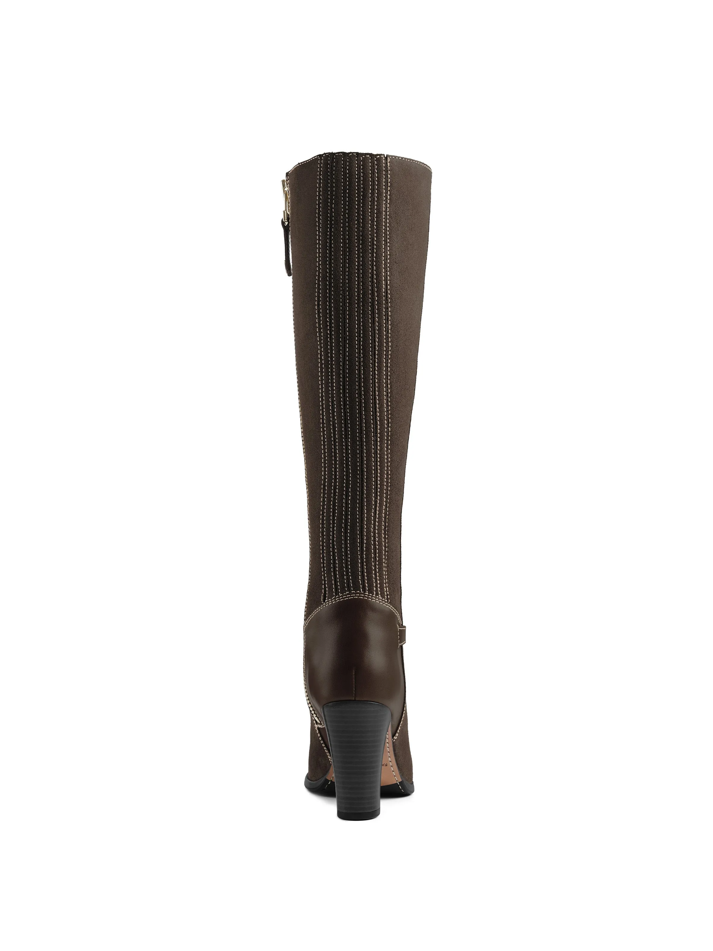 Heeled Octavia - Chocolate Suede