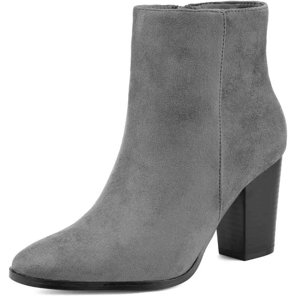 High Heeled Block Boots