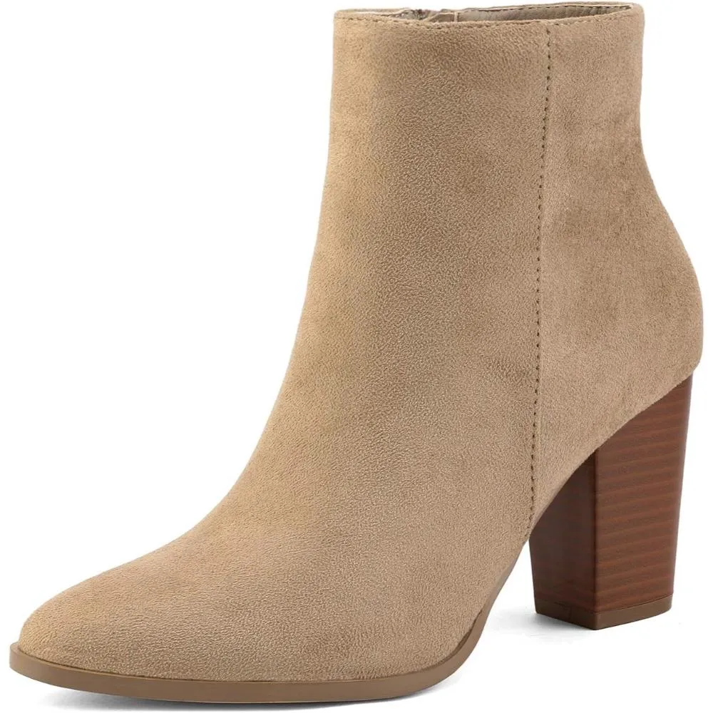 High Heeled Block Boots