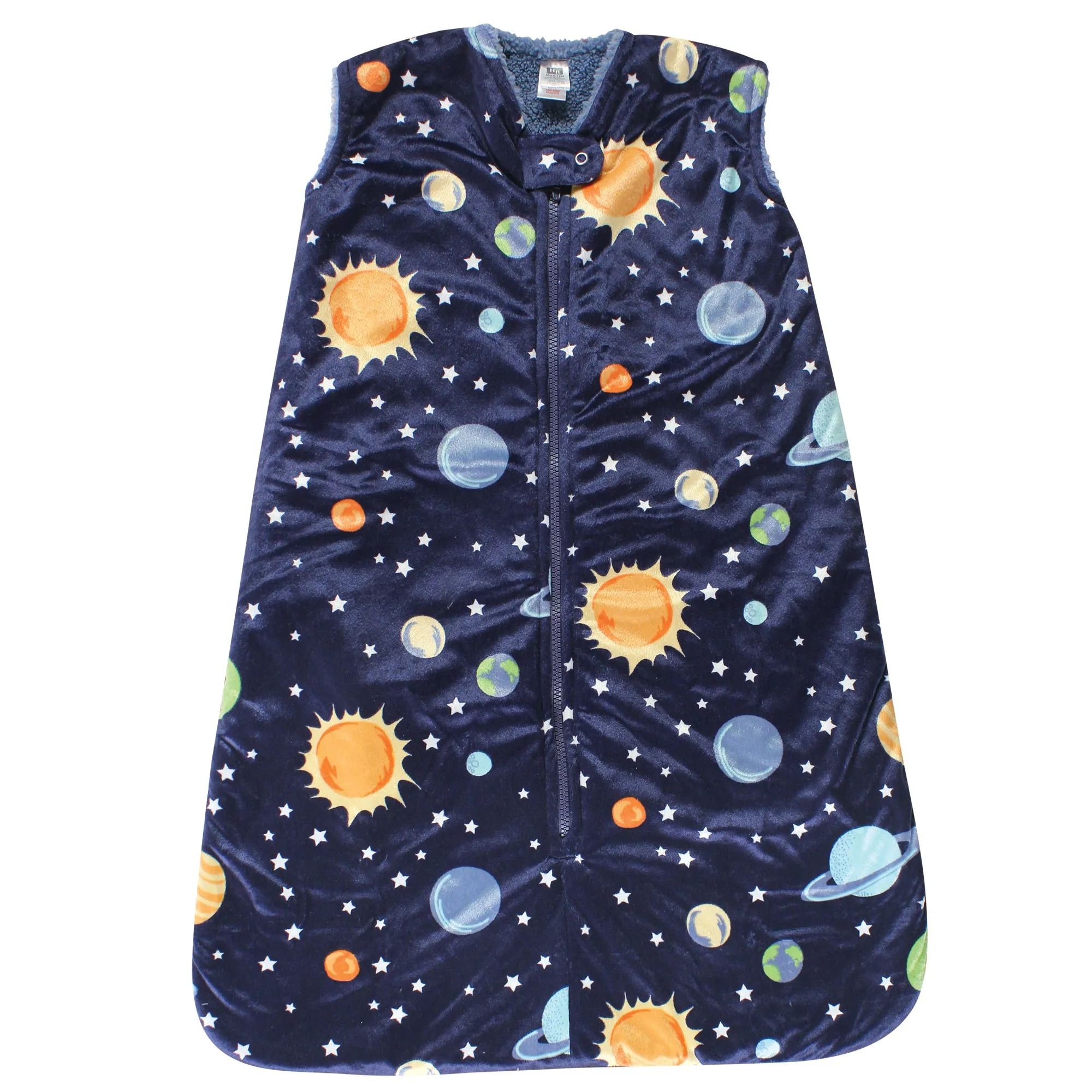 Hudson Baby Mink with Sherpa Inner Sleeping Bag, Sack, Blanket, Solar System