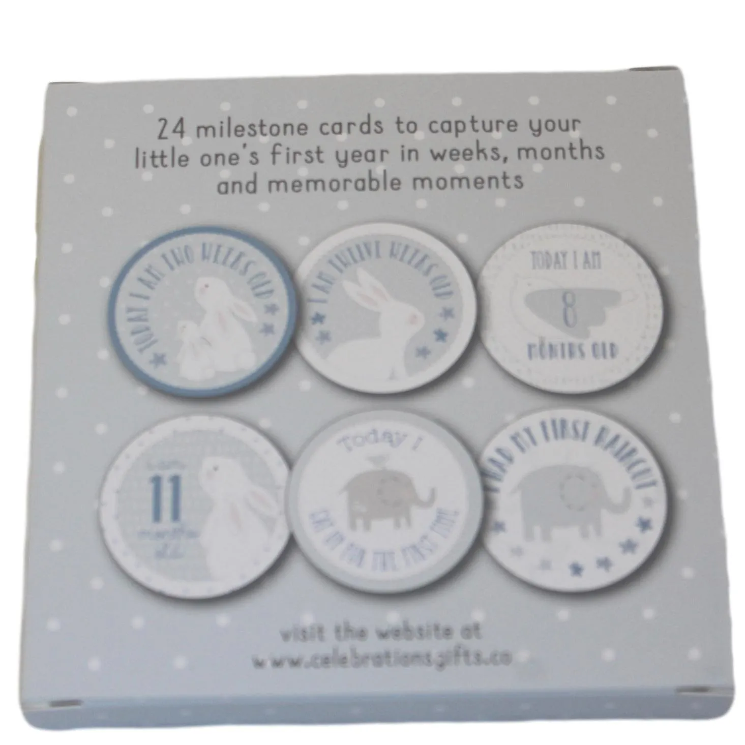 Itsy Baby Boy Gift Hamper with Milestone Cards
