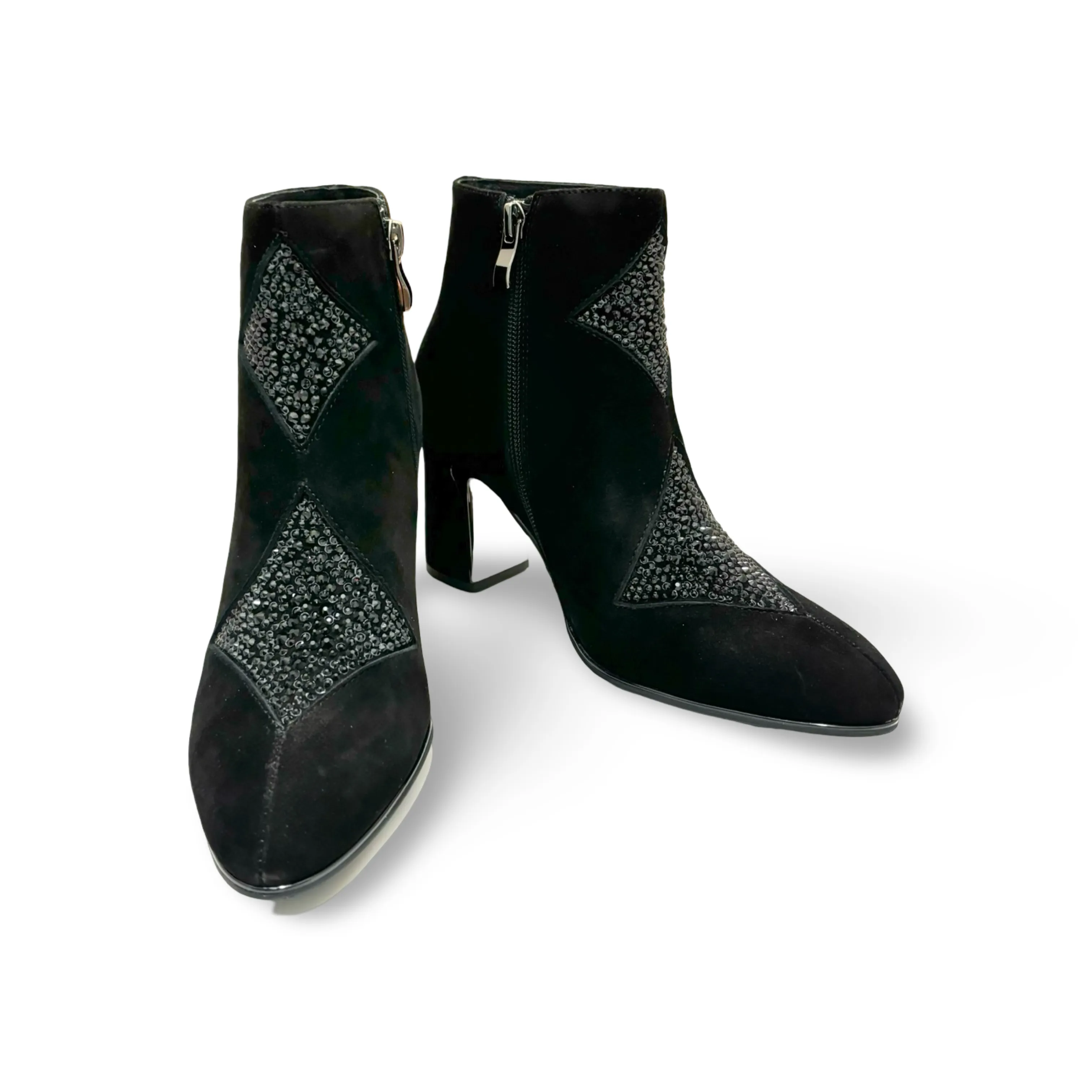 Kazou Black Suede/Jewel Boot