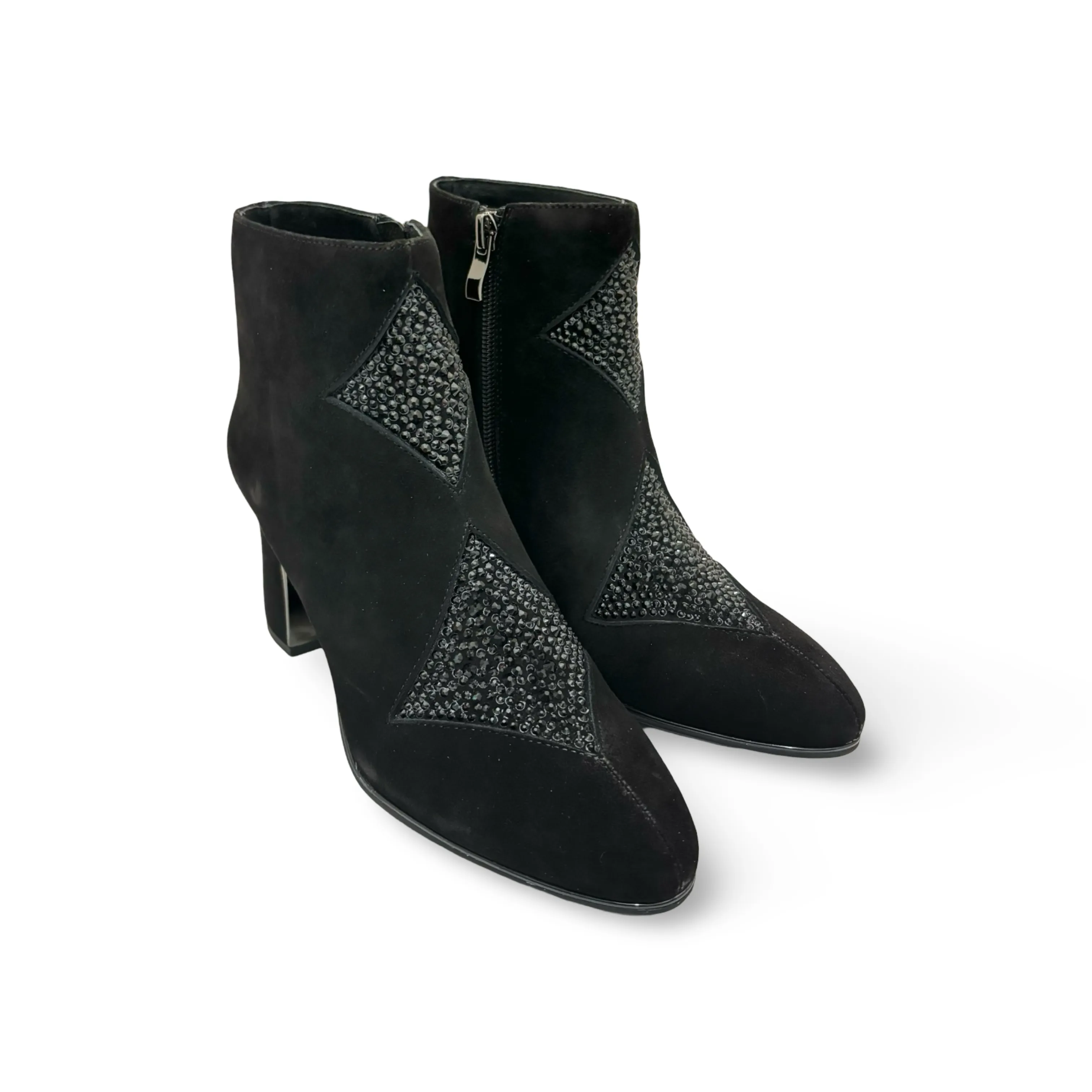 Kazou Black Suede/Jewel Boot