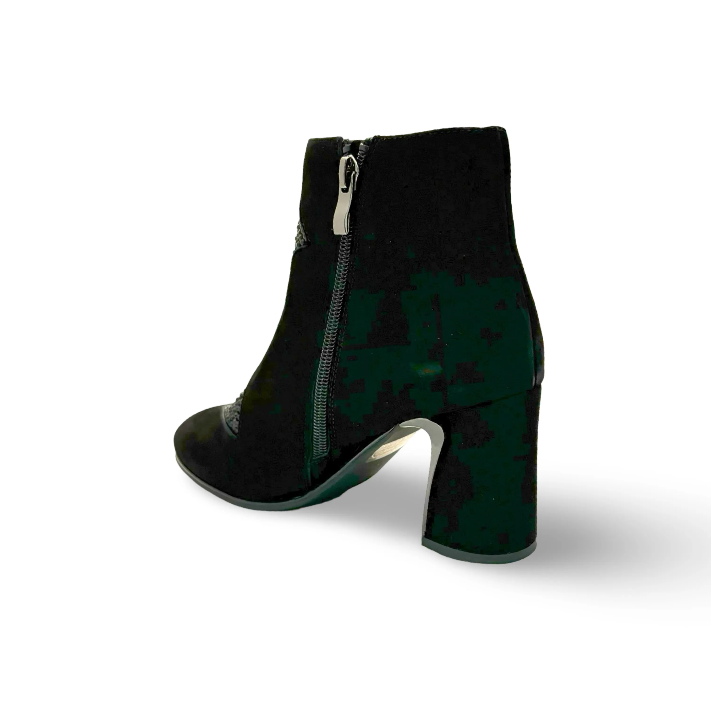 Kazou Black Suede/Jewel Boot